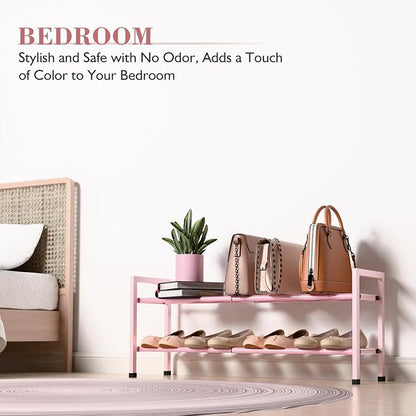 Bumusty 2-Tier Expandable Shoe Rack - Image 4