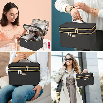 8.8L Double Layer Travel Makeup Bag - Image 6