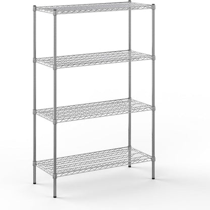 18" Deep x 42" Wide x 64" Height Wire Shelving Kit | 4-Tier | NSF Commercial by Regal+Altair