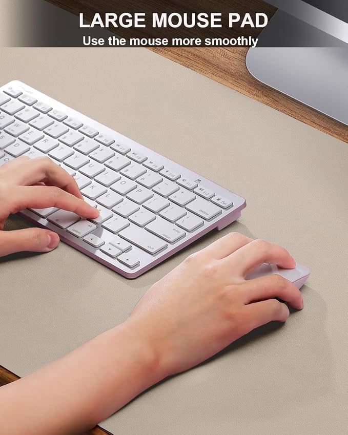 Extra Large Desk pad, Leather Desk Pad Protector, Office Desk Mat, Mouse Pad - Image 3