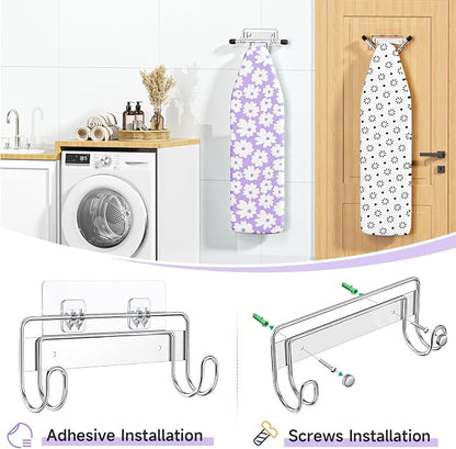 Ironing Board Holder Wall Mount, Iron Board Holder Stainless Steel, Wall - Image 7