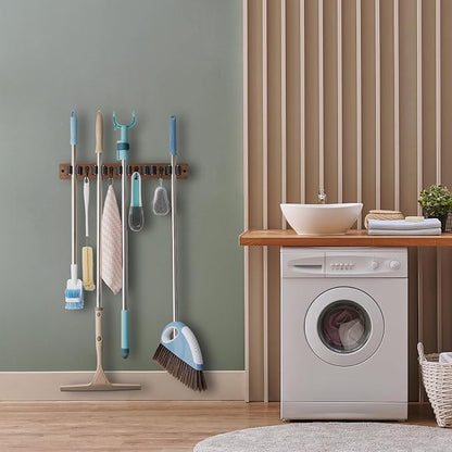 Mop and Broom Holder Wall Mount - Image 2