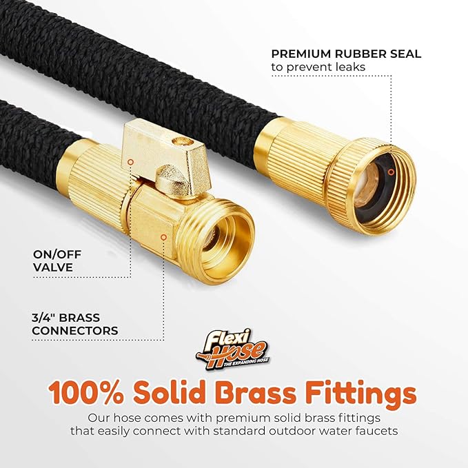 Flexi Hose Lightweight Expandable Garden Hose, 150FT -Retractable Garden Hose - Image 4
