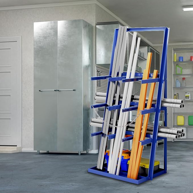 Vertical Bar Rack, 3000 LB Capacity, Steel Bays Long Parts Storage Rack - Image 6