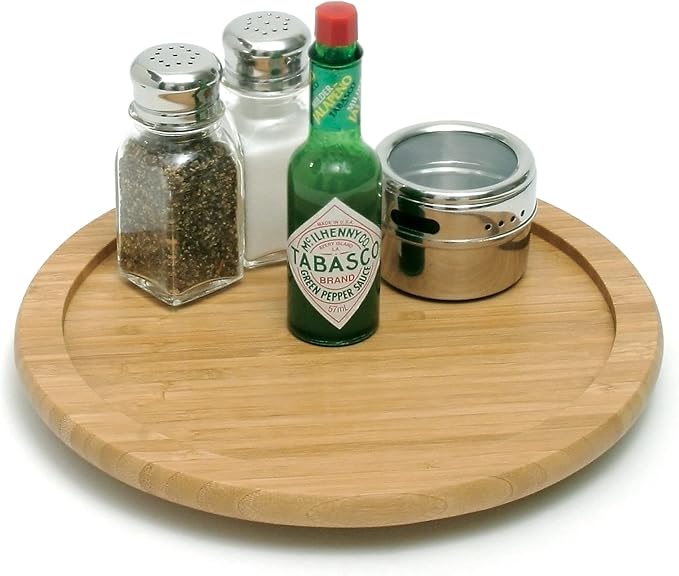 Lipper International 8301 Bamboo Wood 10" Kitchen Turntable - Image 3