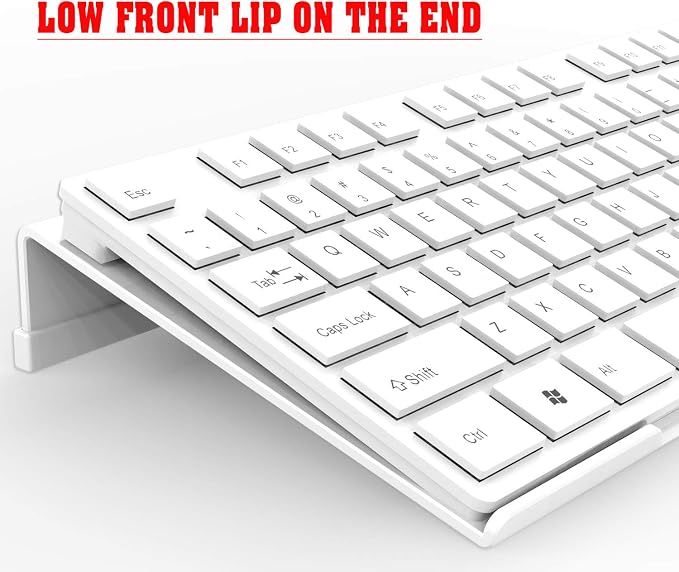 Acrylic Tilted Computer Keyboard Stand - Image 4