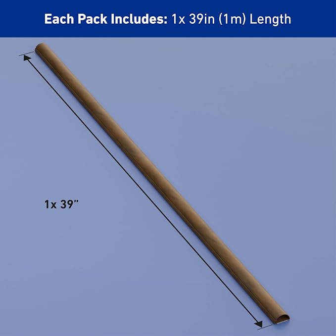 D-Line Half Round Cord Hider, Patented Cable Cover, Hide TV Wall Mount Wires - Image 4