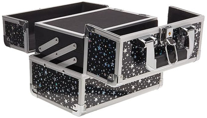 Joligrace Makeup Train Case Portable Cosmetic Box 2 Trays - Image 4