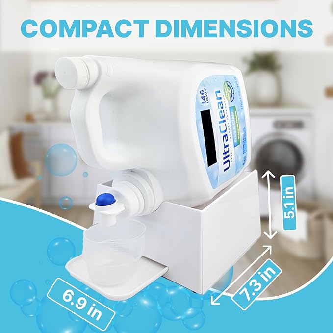 TidyFriend No-Spill Liquid Laundry Detergent Dispenser Holder, Laundry Soap - Image 2