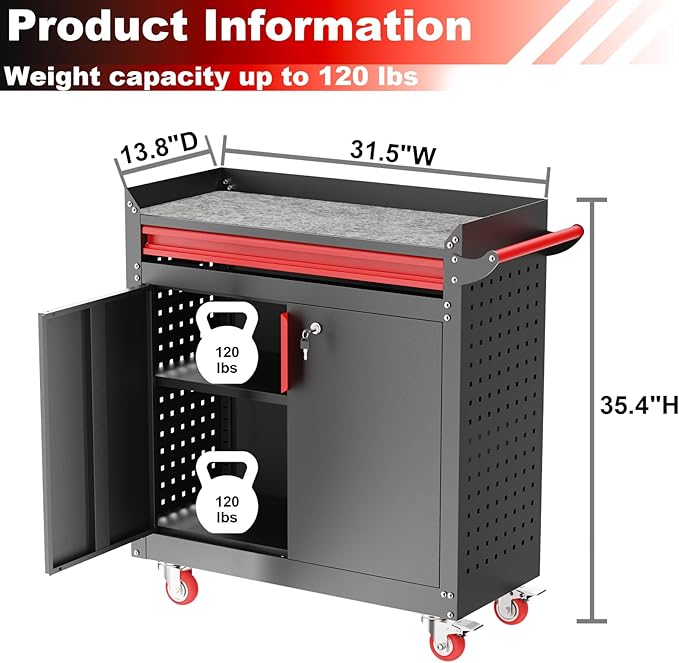 Metal Garage Storage Cabinet - Image 2
