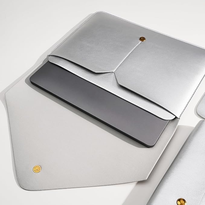 PU Leather Laptop Sleeve Compatible - Image 3
