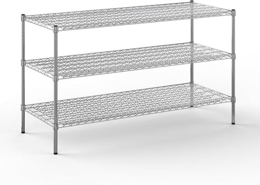 24" Deep x 60" Wide x 34" Height Wire Shelving Kit | 3-Tier | NSF Commercial by Regal+Altair