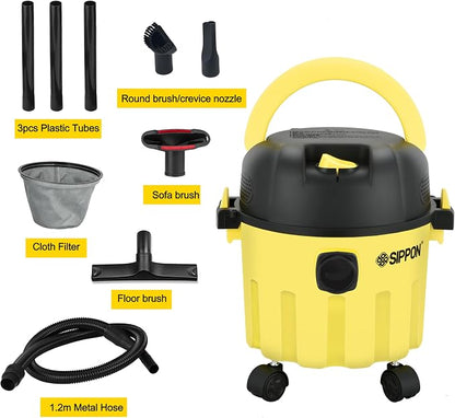 Wet-Dry Vacuum, 3-in-1 Portable Shop Vacuum Cleaner - Image 7