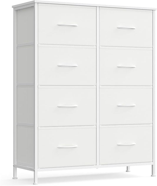 SONGMICS Dresser for Bedroom, Chest of Drawers, 8 Non-Woven Fabric Drawers by SONGMICSbySONGMICSHOME