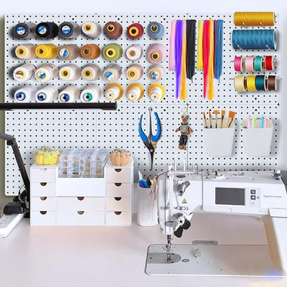 FZK Peg board, Pegboard 32''*32'', Pegboard Wall Organizer, Peg boards - Image 7