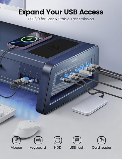 Vaydeer All-in-One Dual Monitor Stand Riser - Image 3
