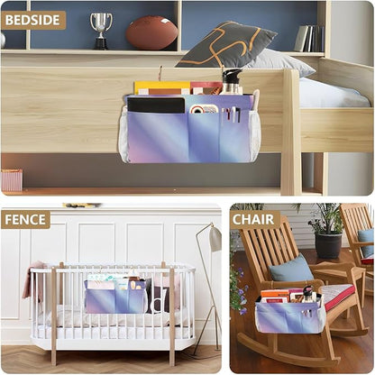 Purple Blue Gradient Bedside Caddy - Image 8