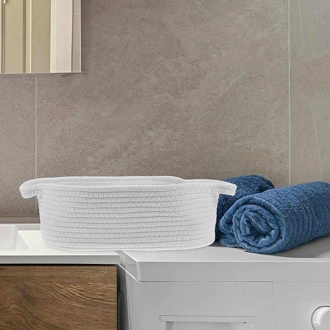 BESPORTBLE 2pcs Cotton Rope Storage Baskets - Image 7