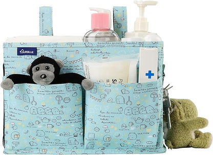 Surblue Bedside Caddy Hanging Bed Organizer Storage Bag Pocket - Image 3