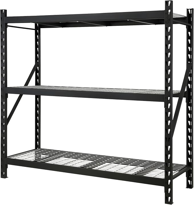 Ironton Industrial Shelving Rack, 3 Storage Shelves Steel Construction 3-Tier - Image 9
