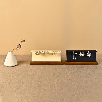 Solid Wood Jewelry Earrings Display Stand Small Jewelry Display - Image 2