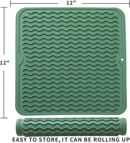 Silicone Dish Drying Mat for Multiple Usage, Easy clean, Eco-friendly, - Image 2