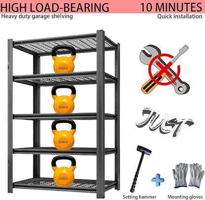Standing Shelf Units Heavy Duty Storage Rack Industrial Wire Mesh Shelving - Image 7