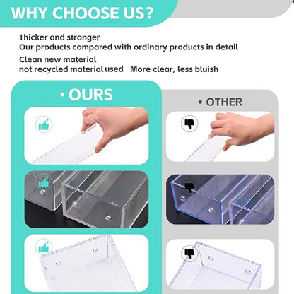 Kingtaily Organizer Rack Stand Holder Large Capacity Acrylic Clear 6 Layers - Image 5