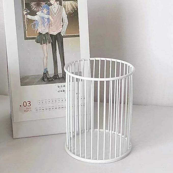 Metal Pen Holder Cup for Desk Makeup Brushes Pencil Holders Home Office - Image 3