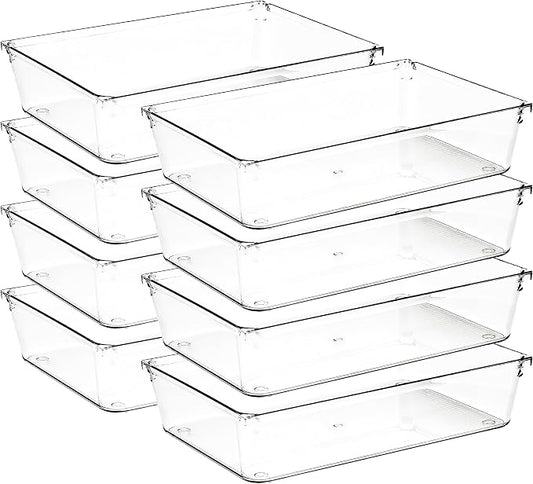 8 Pack Drawer Organizer by Ravinte+Decor