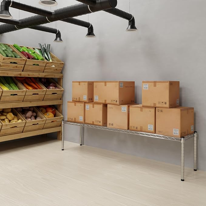 14" Deep x 60" Wide x 14" Height Wire Shelving Kit | 1-Tier | NSF Commercial - Image 7