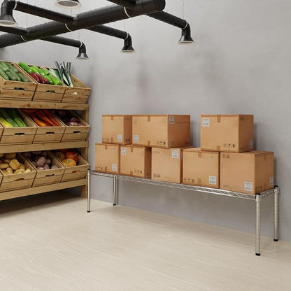 14" Deep x 60" Wide x 14" Height Wire Shelving Kit | 1-Tier | NSF Commercial - Image 7