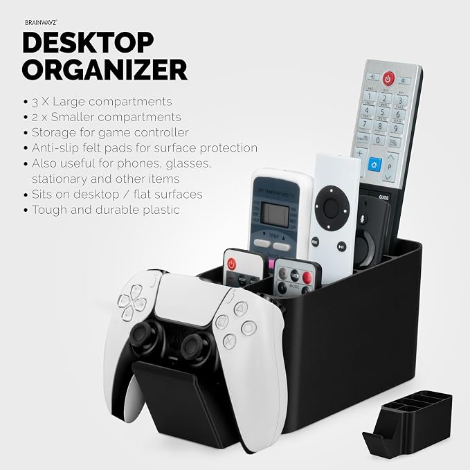 BRAINWAVZ Game Controller, Remote Control Holder & Pen Organizer - Image 8