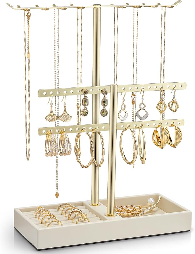 Vlando 2 Tier Jewelry Stand Organizer by VLANDO