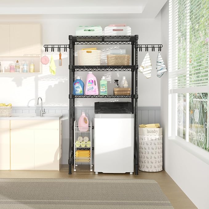Ulif U8 Laundry Room Storage Organizer, Over The Washer and Dryer Storage - Image 5
