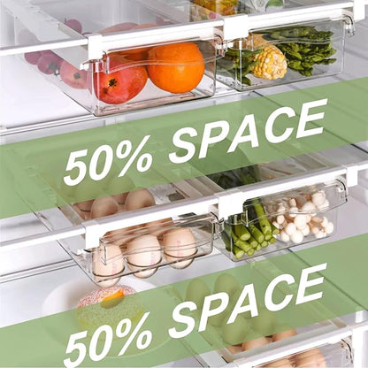 Yatmung 2 Pack Fridge Drawer Organizer - Image 6