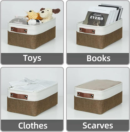 HNZIGE Small Fabric Storage Bins - Image 4