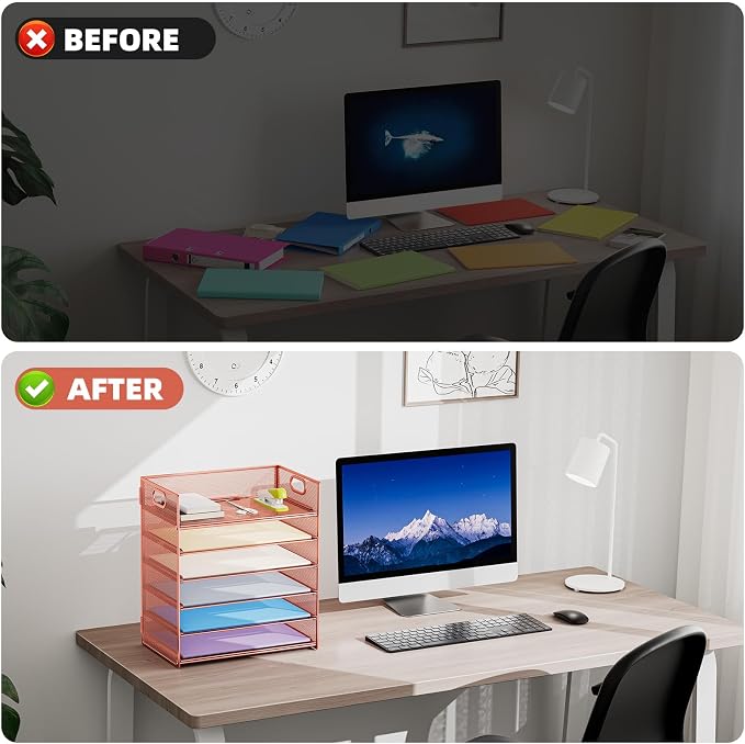 Marbrasse 2 Pack Desk Organizer - Image 4