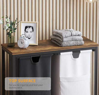 Laundry Basket Double Laundry Hamper - Image 9