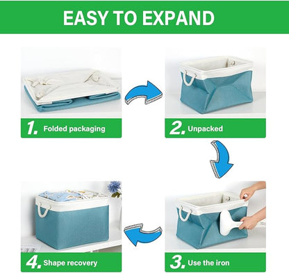 Bidtakay Large Storage Baskets for Shelves 3 Pack 16x11.8x11.8 Inch Storage - Image 6