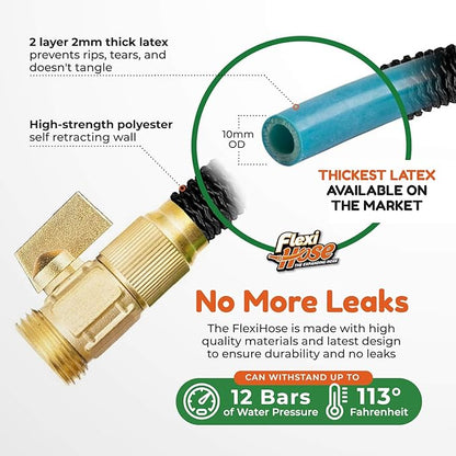 Flexi Hose Lightweight Expandable Garden Hose, 150FT -Retractable Garden Hose - Image 3
