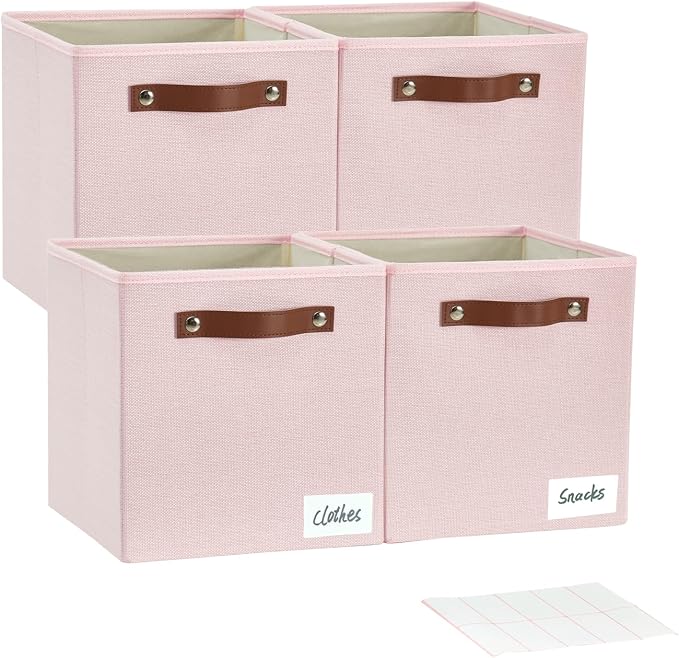 Collapsible Fabric Storage Cube Bins by Bagnizer