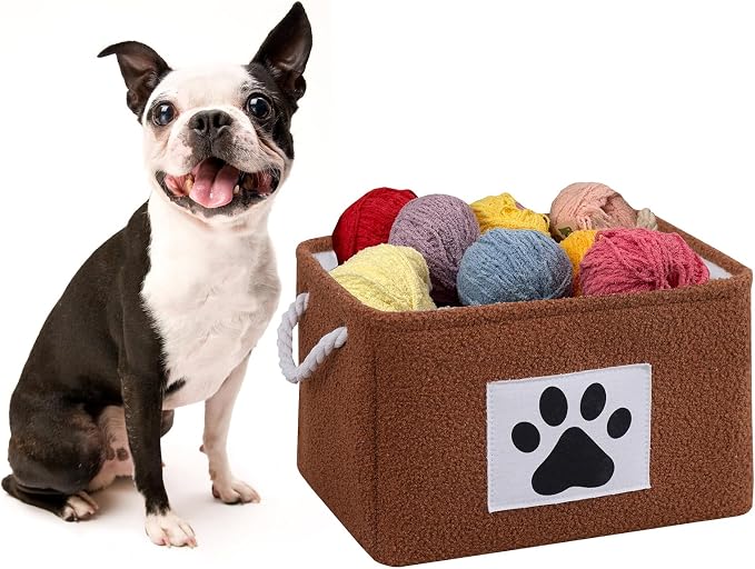 COMFY HOMI 2Pcs Dog Toy Basket - Image 5