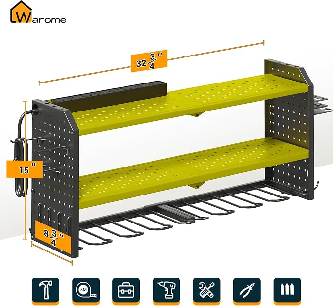 Warome Garage Power Tool Organizer - Image 7