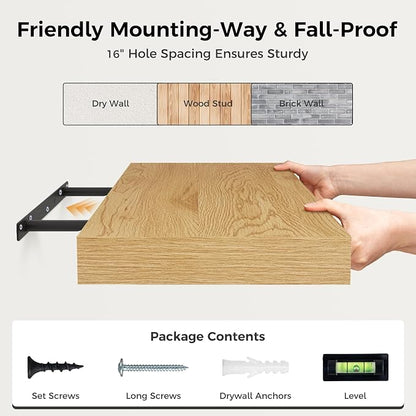 Floating Shelves 36 Inch Long, 12 Inch Deep Floating Shelves - Image 6