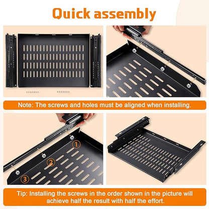 Sliding Under Desk Laptop Mount Shelf - Image 5
