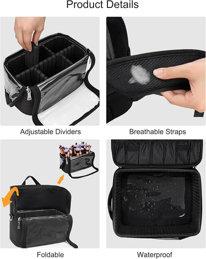 TANTO Makeup Backpack Makeup Artist Bag Professional Extra Large Cosmetic Bags - Image 6