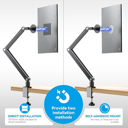 Jakeko Strong Magnetic Portable Monitor Desk Clamp - 75mm VESA Mount 4.7" 12.9" - Image 5