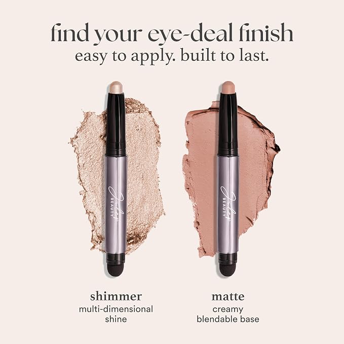 Julep Eyeshadow 101 Cream-to-Powder Waterproof Shadow Stick – Warm Gold Shimmer - Image 8