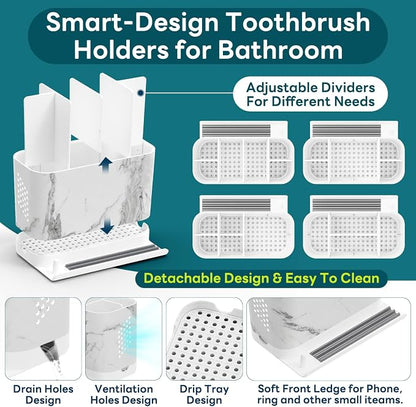 Toothbrush Holders, Toothbrush Caddy - Image 7
